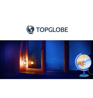 Globo terráqueo lampara nuevo