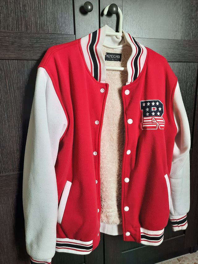 CHAQUETA BOMBER DE HOMBRE / CHAQUETA UNIVERSITARIA