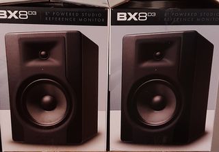 Monitores de estudio.M-audioBx8D3+soportes audibax