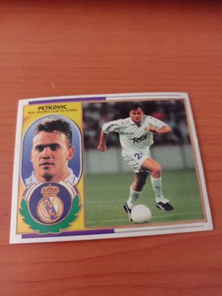 Cromos Este 96/97⚡Fichaje Nº29 ⚡ Petkovic ⚡Real Ma