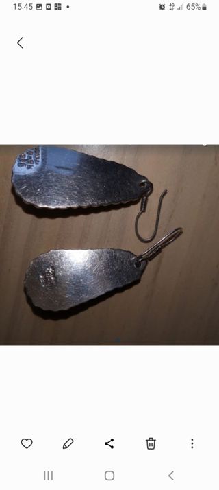 Pendientes plata macizos