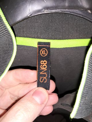 Maglia polo maniche lunghe Sun 68 macchiata XL