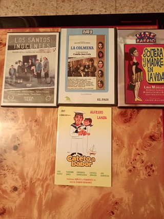 Películas españolas en DVD nuevo lote