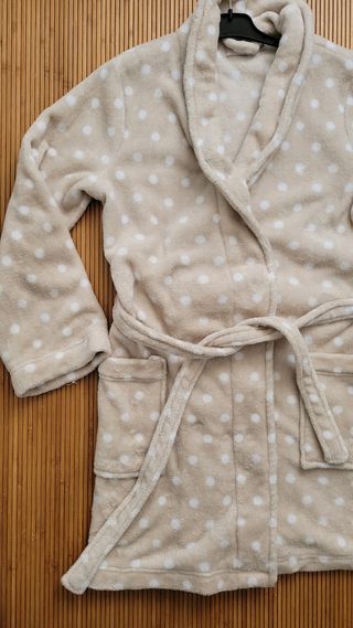 Nueva.Bata mujer Burrito blanco talla L