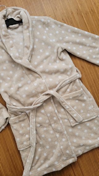 Nueva.Bata mujer Burrito blanco talla L