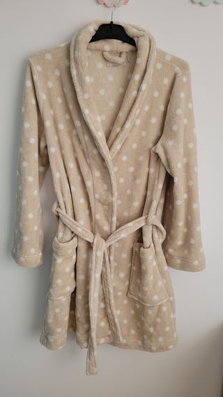 Nueva.Bata mujer Burrito blanco talla L