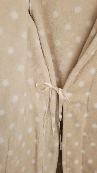 Nueva.Bata mujer Burrito blanco talla L