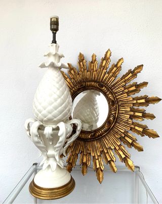 ESPEJO SOL MADERA RECUPERADO