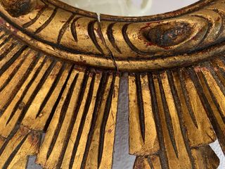 ESPEJO SOL MADERA RECUPERADO