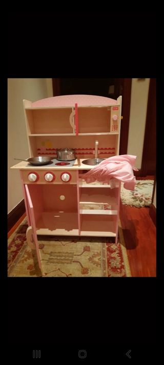 Cocina madera juguete muy buen estado