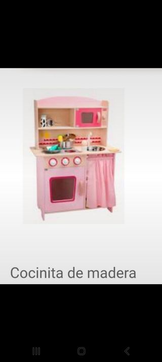 Cocina madera juguete muy buen estado