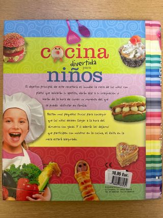 libro Cocina Divertida para niños manualidades