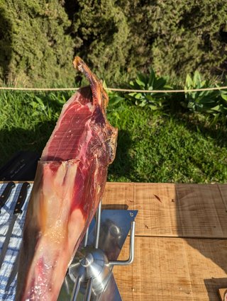 Cortador jamón profesional.