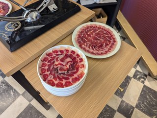 Cortador jamón profesional.