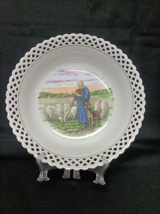 Fuente y Plato porcelana alemana 2ud