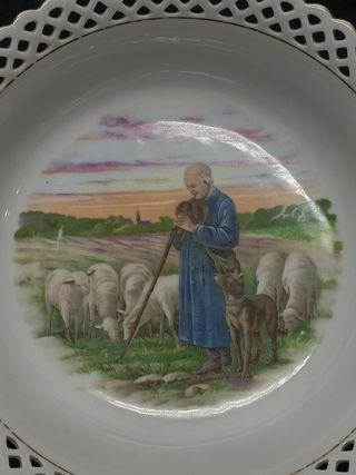 Fuente y Plato porcelana alemana 2ud