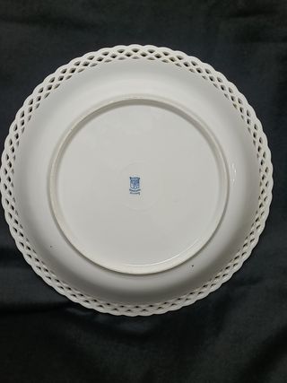Fuente y Plato porcelana alemana 2ud