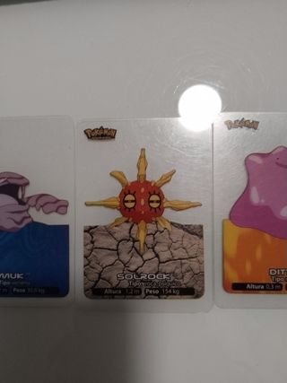 ANTIGUAS CARTAS POKEMON TRANSPARENTES