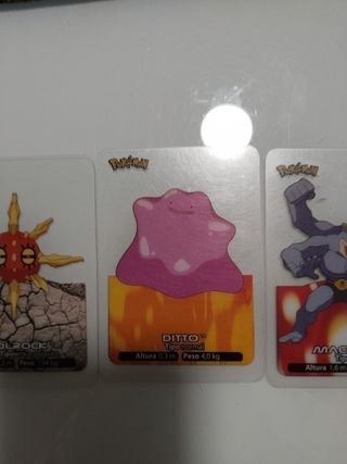 ANTIGUAS CARTAS POKEMON TRANSPARENTES