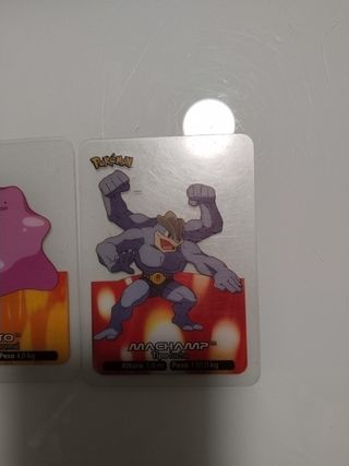 ANTIGUAS CARTAS POKEMON TRANSPARENTES