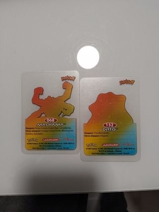 ANTIGUAS CARTAS POKEMON TRANSPARENTES