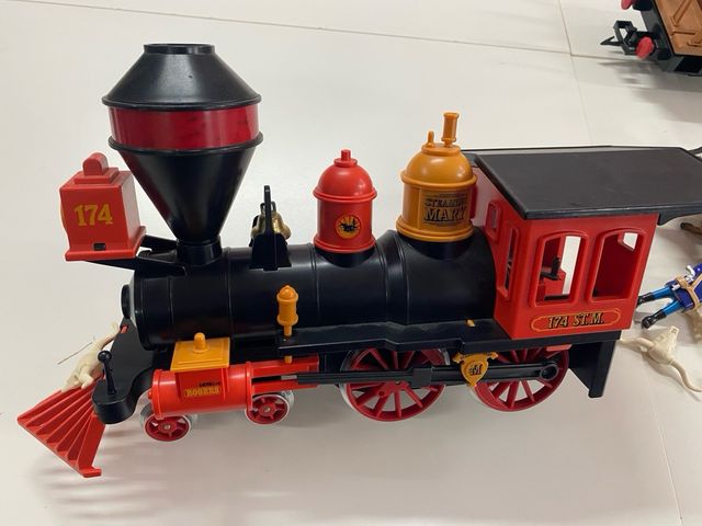 playmobil tren western funcionando