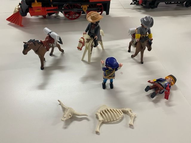 playmobil tren western funcionando