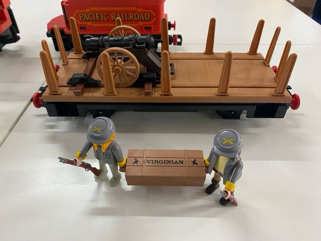 playmobil tren western funcionando