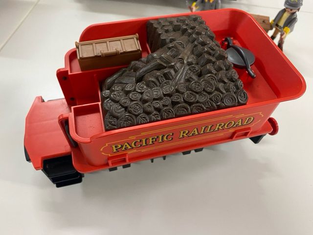 playmobil tren western funcionando