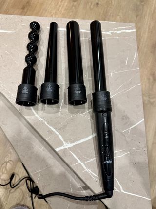 Tenacillas rizador de pelo barras intercambiables