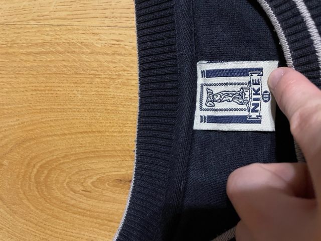 Nike Zip Sudadera con bolsillo vintage Retro y2K