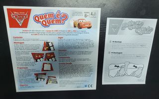 Jogo "Quem é Quem?"-Cars 2