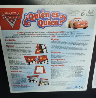 Jogo "Quem é Quem?"-Cars 2
