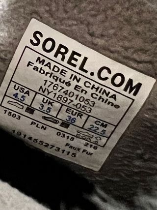 Botas talla 36 Sorel