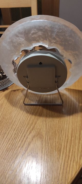 Reloj de sobremesa de Cristal