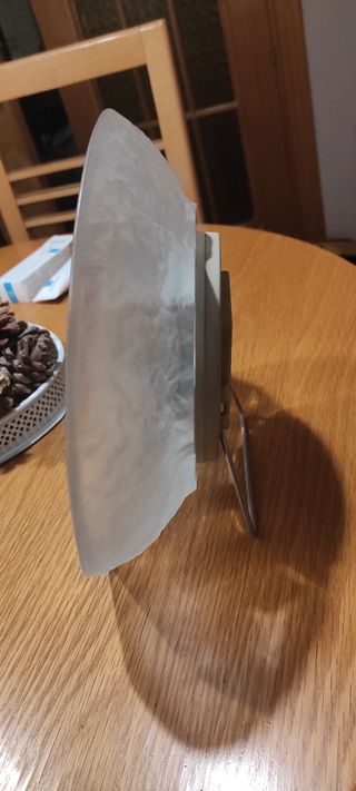 Reloj de sobremesa de Cristal