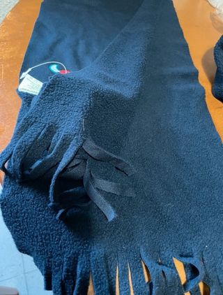 Gorro y bufanda tupperware