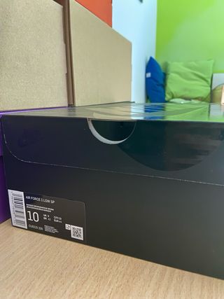 Nike Air force x supreme marrones