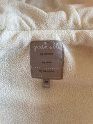 Buzo bebé niña 3 meses
