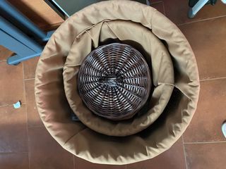 lote de cestos mimbre nuevos