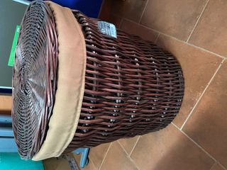 lote de cestos mimbre nuevos