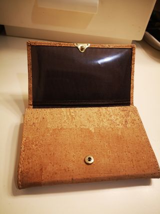 Cartera corcho grande. De bolso