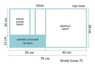 Acuario marino 230+110 litros