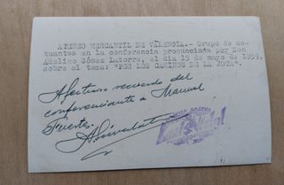 * Fotografía antigua de Adelino Gómez.