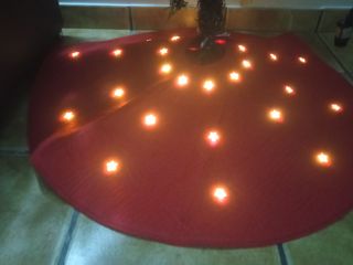 Falda arbol Navidad con luz