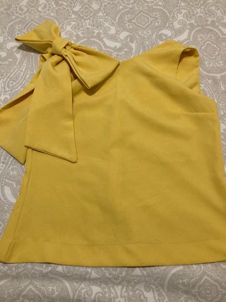 Conjunto falda y blusa