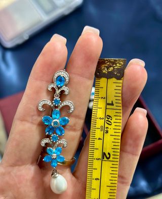 Pendientes de plata, 13.35 gramos