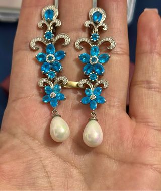 Pendientes de plata, 13.35 gramos