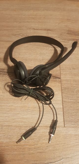 Webcam Logitech e cuffie Sennheiser