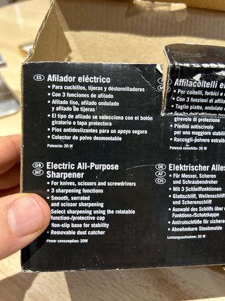 Afilador eléctrico Silver crest